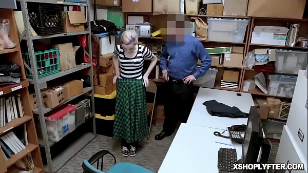 hoplyfter Lexi Lore is busted shoplifting she cannot afford to have a criminal record