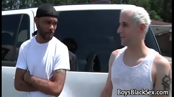 Blacks On Boys - Gay Hardcore Nasty Interracial Fuck Movie 07