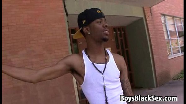 Blacks On Boys - Gay Bareback Interracial Fuck Scene 20