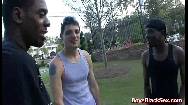 BlacksOnBoys - Black gay dudes fuck hard white sexy twinks 19