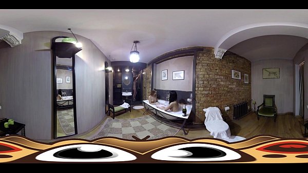 VR Porn Wet bath party in 360