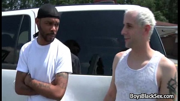 Blacks On Boys - Interracial Hardcore Gay Fuck Video 07