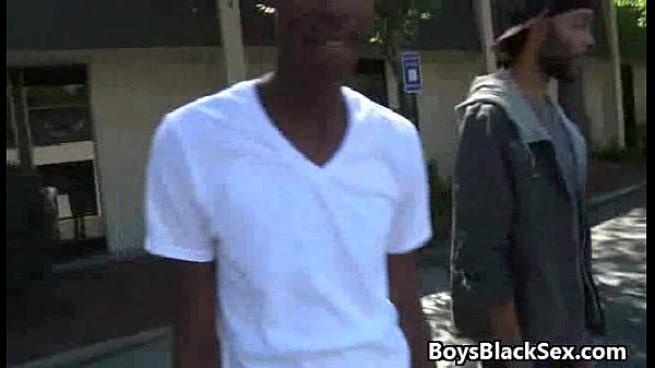 Blacks On Boys - Gay Hardcore Interracial Bareback Sex Video 08