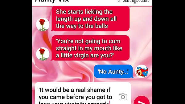 Young guy sext roleplays with his naughty Aunty part two