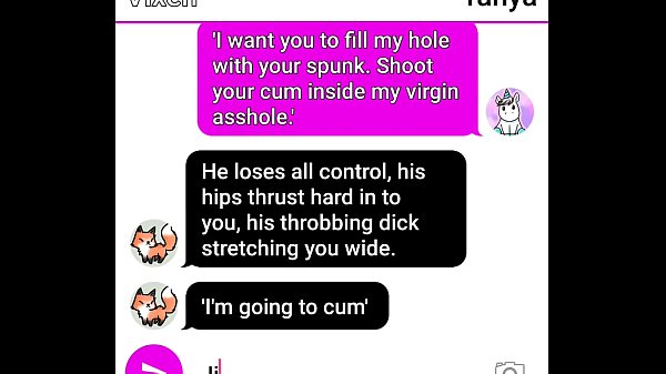 Girl loses her anal virginity to me sext roleplay