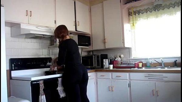 big ass in kitchen