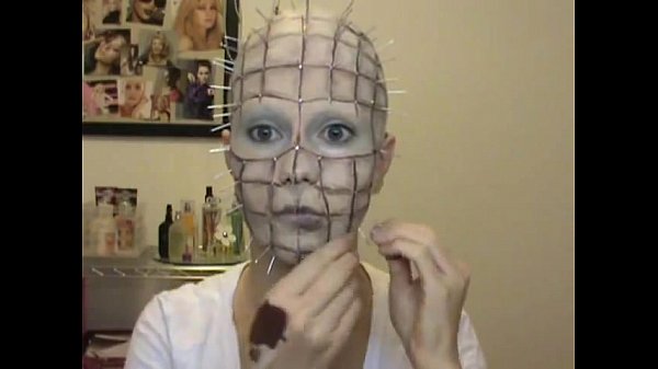 Pinhead Halloween Makeup Tutorial