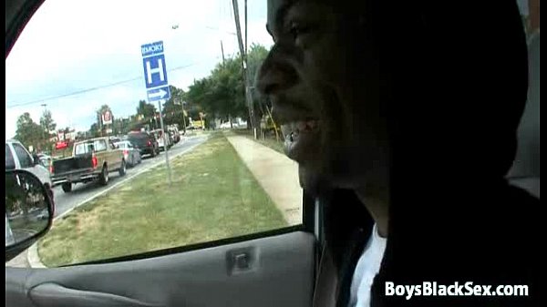 Black boy and white guy in interracial gay scene 17