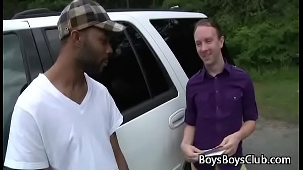 Black Muscular Gay Man Fuck WHite Teen Boy 26