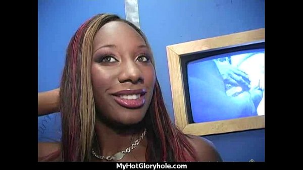 black girl have surprise gloryhole 14