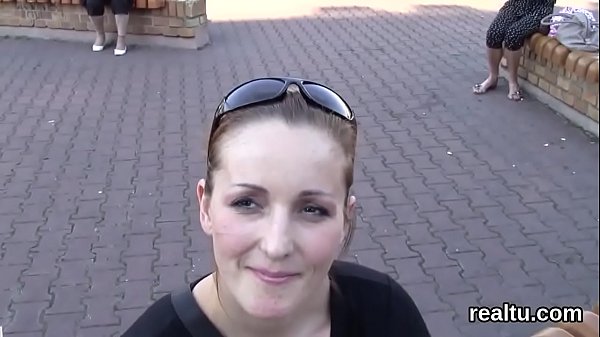 Glamorous czech girl gets tempted in the shopping centre and reamed in pov
