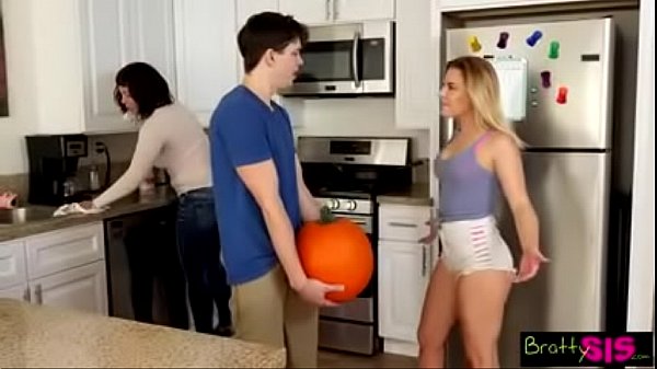 Guy bangs step sister in front of mom