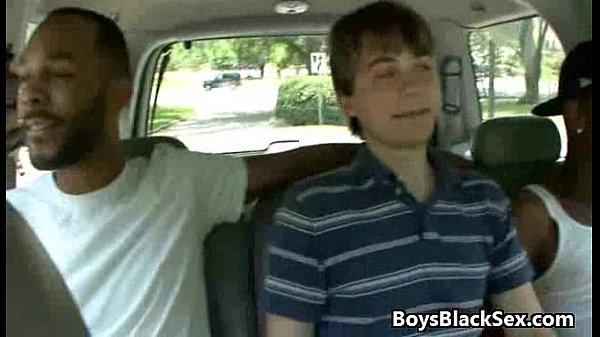 Blacks On Boys - Gay Hardcore Interracial Fuck Video 12