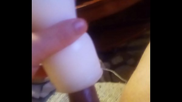 Stroking the cum out of my cock