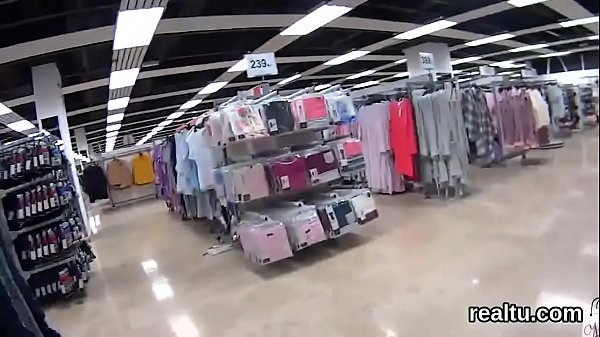 Exceptional czech teenie gets seduced in the shopping centre and drilled in pov