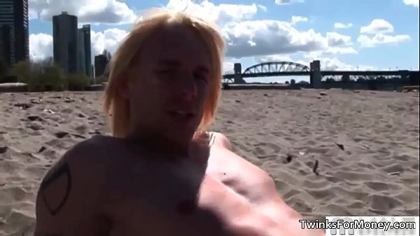 Cute blonde gay guy gets naked gay boys