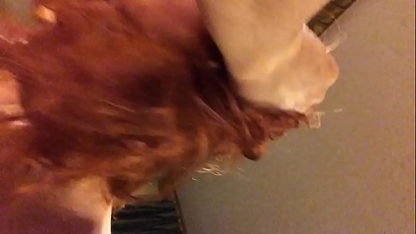 redhead whore sucking and getting ass rammed