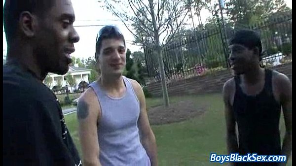 Blacks On Boys - Gay Hardcore Interracial Porn Movie 19