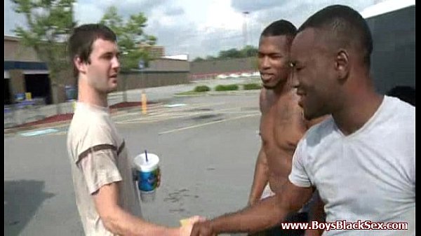 Blacks On Boys - Gay blacks fuck hard white sexy twink 05