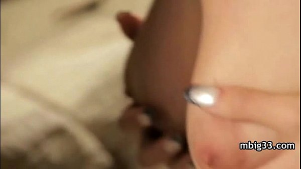 Hot Big-tit white teen slut fucks girlfriend's big black dick