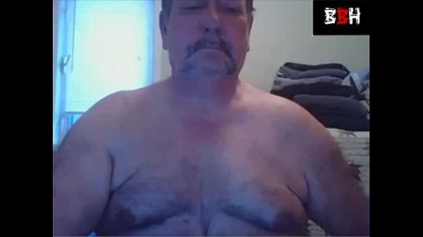Straight Bear flexing and shows cock BHB