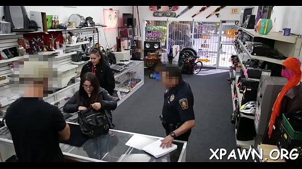 Some sex in shop is filmed