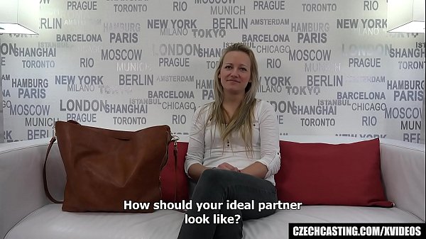 Czech girl squirting during her first interview