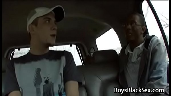 Black Gay Muscular Man Seduces Teen White BOy For A Good Fuck 10