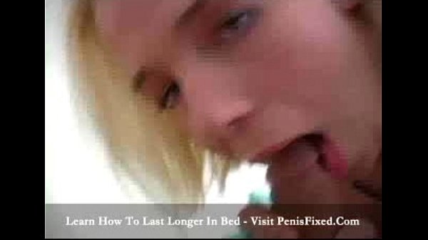 Blonde Missy gives a hot BJ