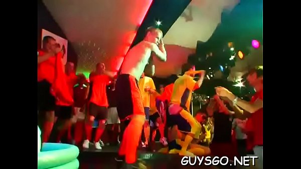 Homosexual fuckfest with hundred dudes