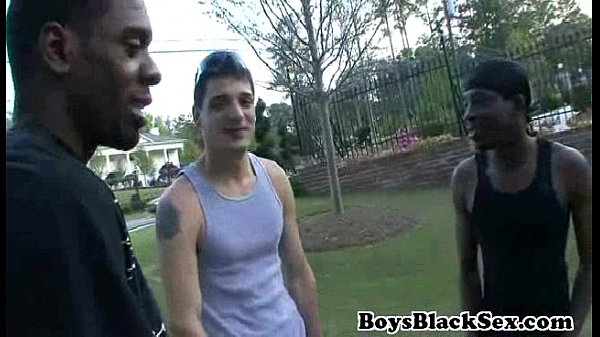 Blacks On Boys -Gay Hardcore Bareback Fuck Video 19