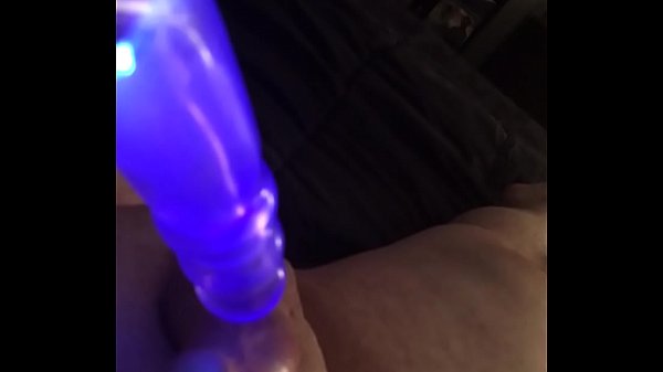 playing with dildo and then shooting a huge load