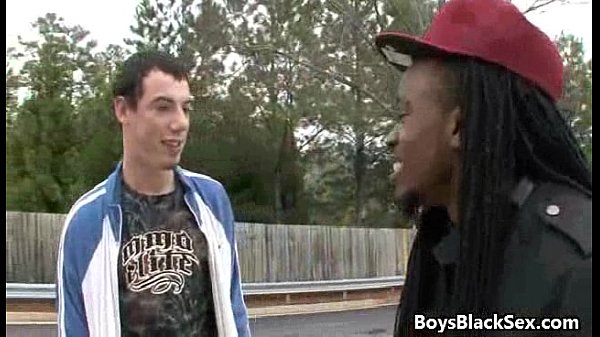 Muscular Black Dudes Fuck White Gay Boys 04