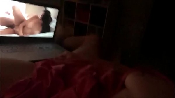 Teen Watches Her Sex Tape As She Masturbates