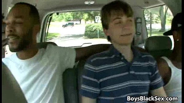 BlacksOnBoys - Nasty sexy boys fuck young white sexy gay guys 12