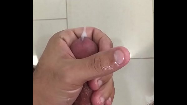 Masturbating to a big load