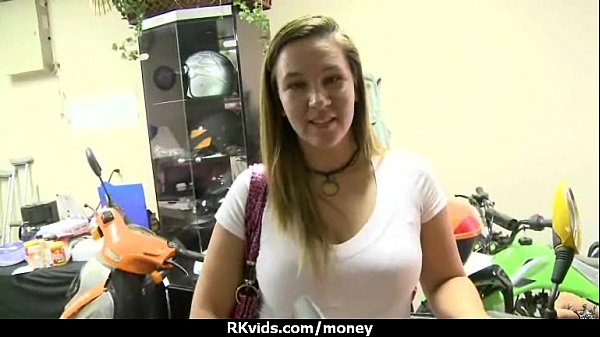 Sexy natural chick trades cash for some rough sex 7