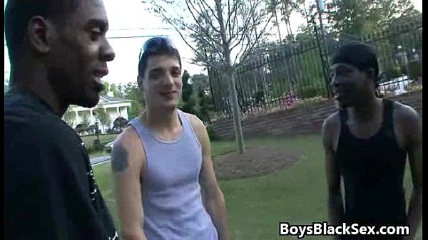 Blacks On Boys - Gay Hardcore Interracial XXX Video 12