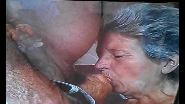 granny sucks cock