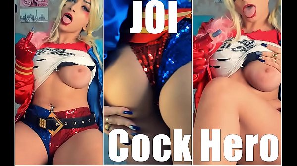 SEXY HARLEY QUINN JOI BIG BOOBS COCK HERO, Cum on boobs