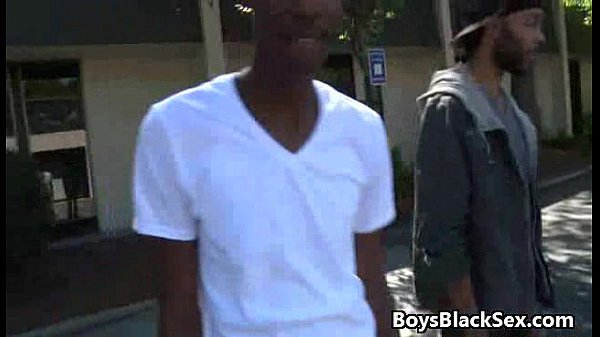 Black Gay Dude Fuck White Skinny Cute Boy In His Tight Ass 08