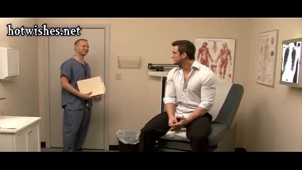 Hot gay doctor tasting a cock and enjoys anal