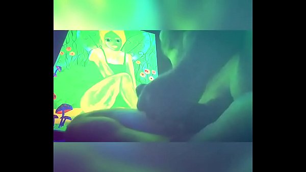 Jerking off to a psychedelic fairy