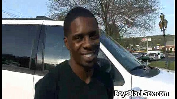 Blacks On Boys - Gay Bareback Interracial Fuck Scene 15