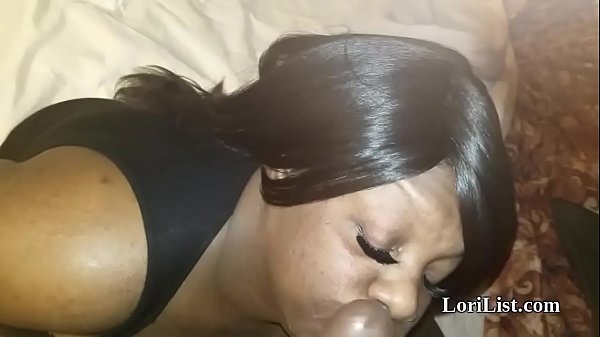 Fine Black Hooker Giving Blowjob