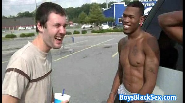 Blacks On Boys - Gay Hardcore Bareback Interracial Porn Video 05