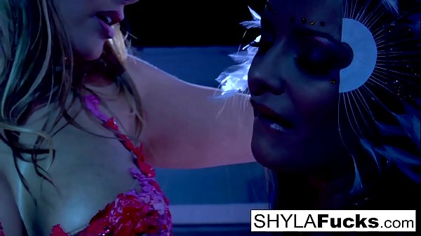 Nikka obeys Shyla's commands in this erotic girl on girl sex
