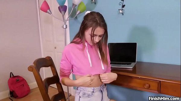 Teen Babe Jacks Off Step-dads To Get Permission