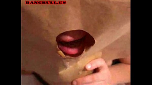 Paperbag Blowjob and Swallow