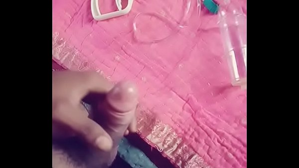 Indian boy playing with his dick